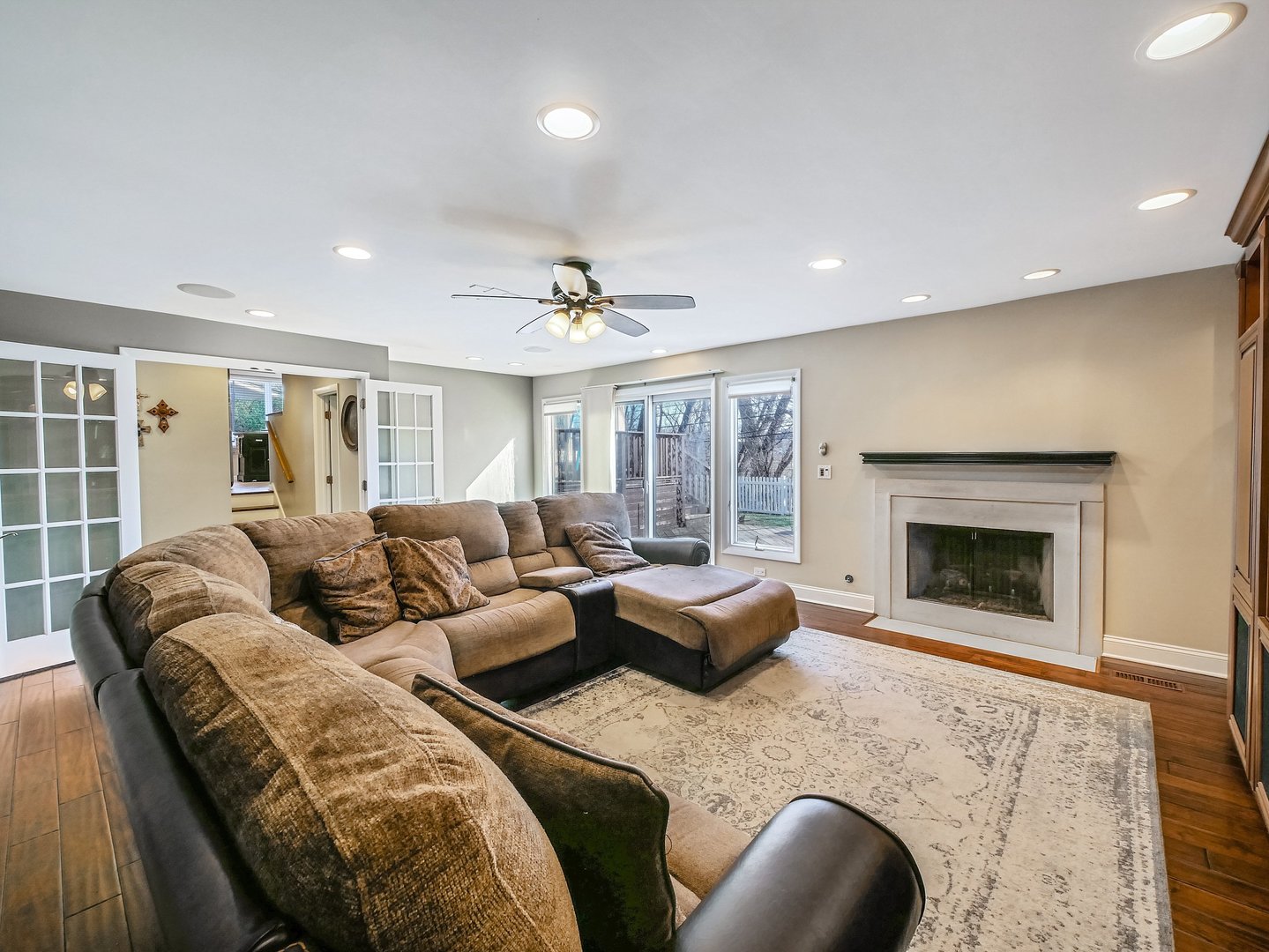 1903 Hopi Lane Mount Prospect, IL 60056 - Photo 12 of 36 a living room with furniture and a fireplace