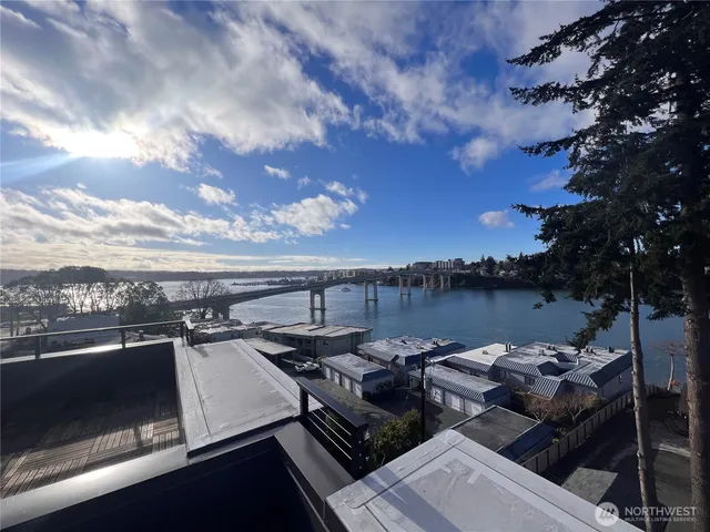 a view of a terrace with sitting area