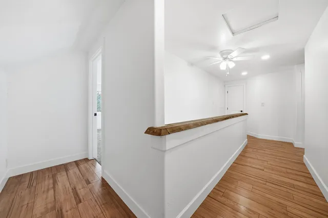 a bathroom with a tub