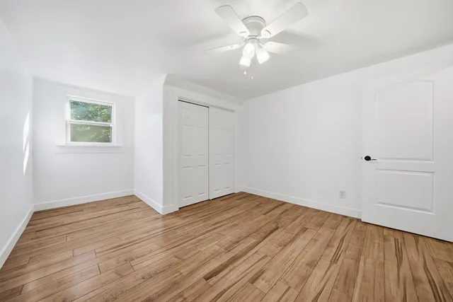 wooden floor in an empty room