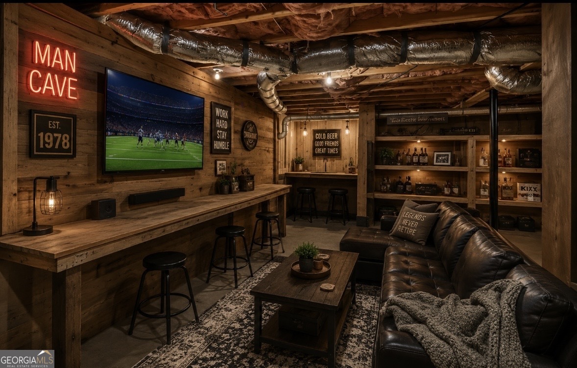 115 Nelson Ridge Drive Ball Ground, GA 30107 - Photo 39 of 66 Man Cave Virtually Staged