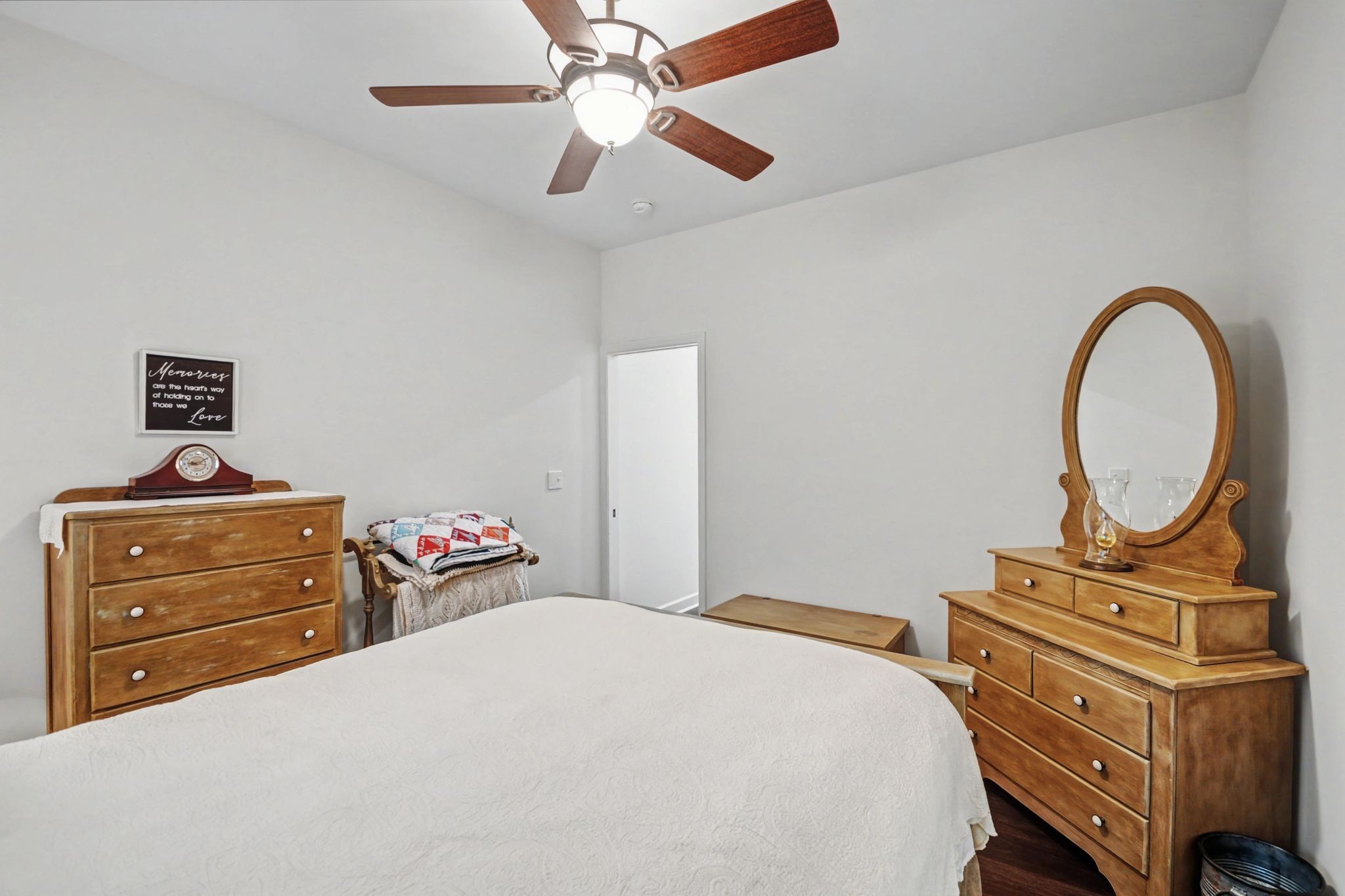 765 Scenic Circle Pulaski, TN 38478 - Photo 29 of 46 a bedroom with a bed and wooden floor