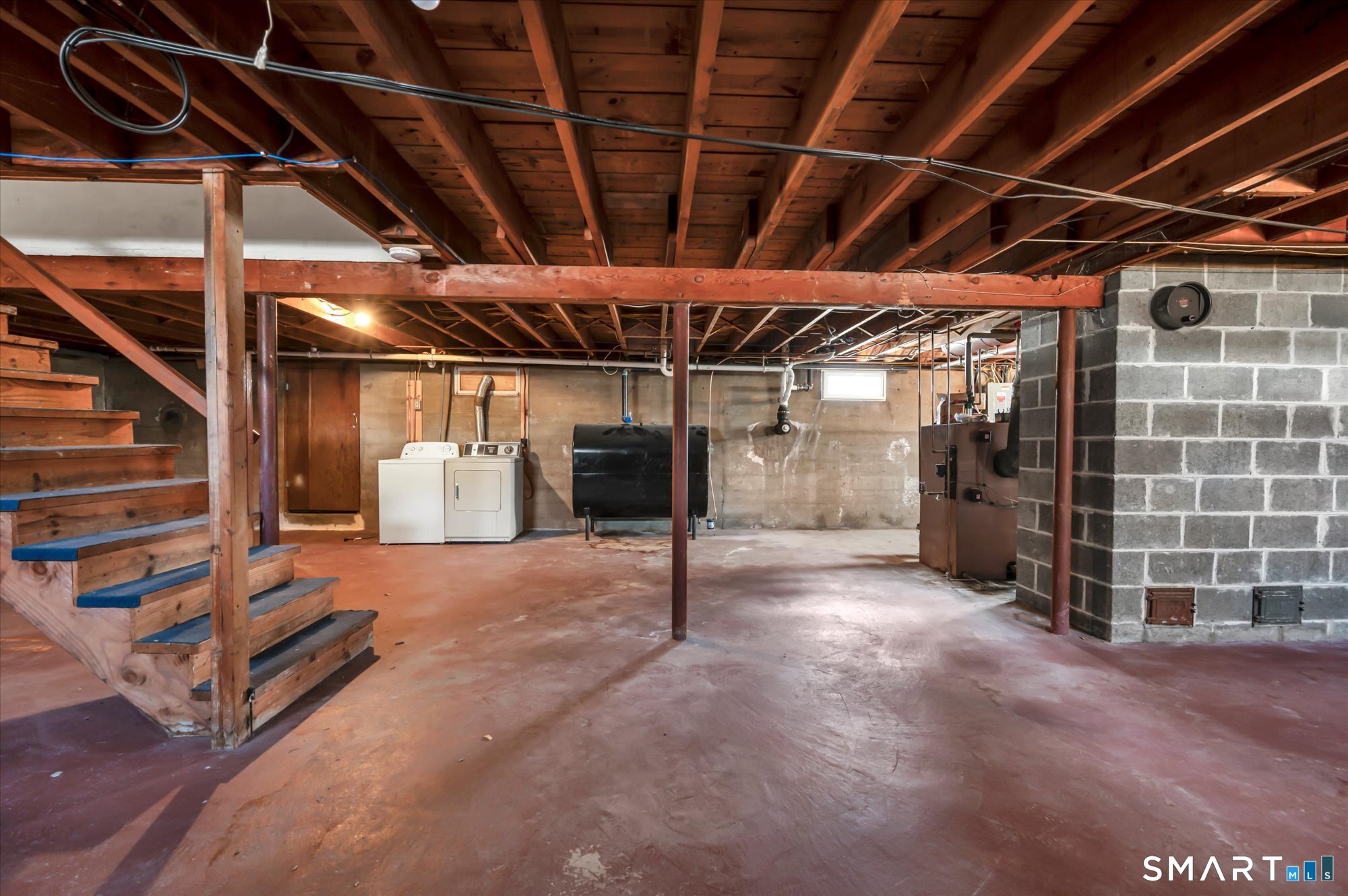 73 Sterling Hill Road Plainfield, CT 06354 - Photo 31 of 35 a view of an empty room with wooden shelves