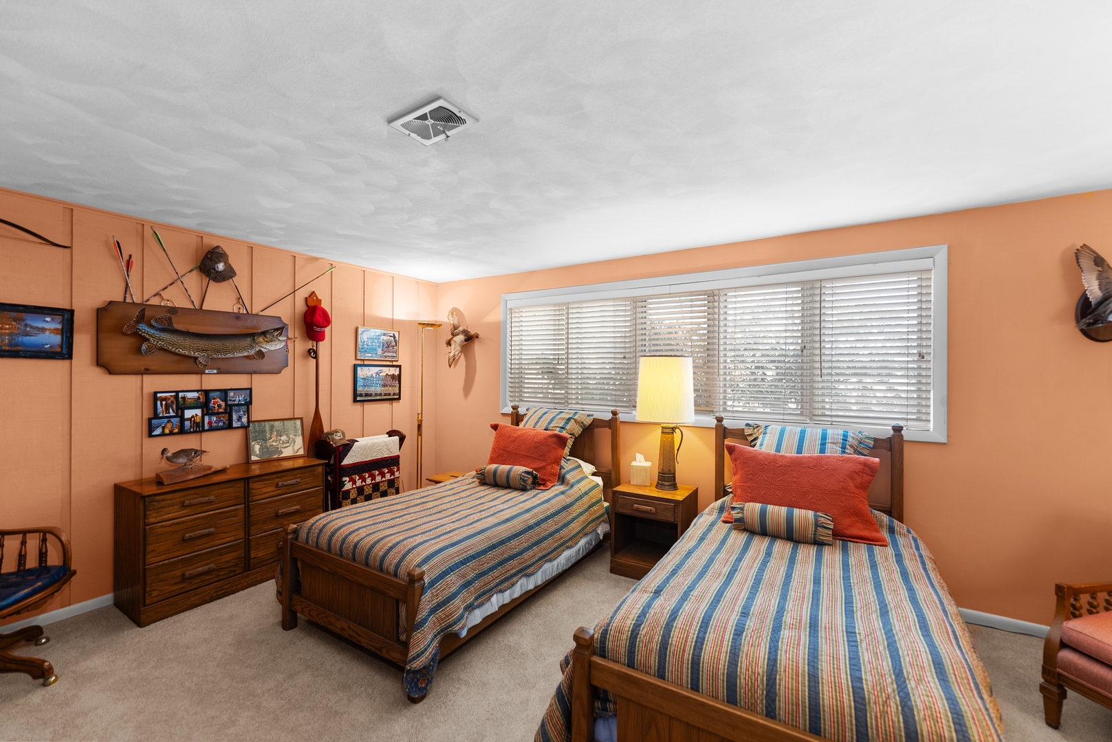 6026 95th Avenue West Taylor Ridge, IL 61284 - Photo 25 of 37 a bedroom with furniture and a window