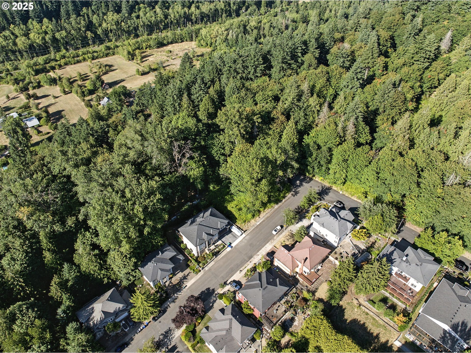 14745 Southeast Duke Street Portland, OR 97236 - Photo 9 of 19 an aerial view of a house with a yard