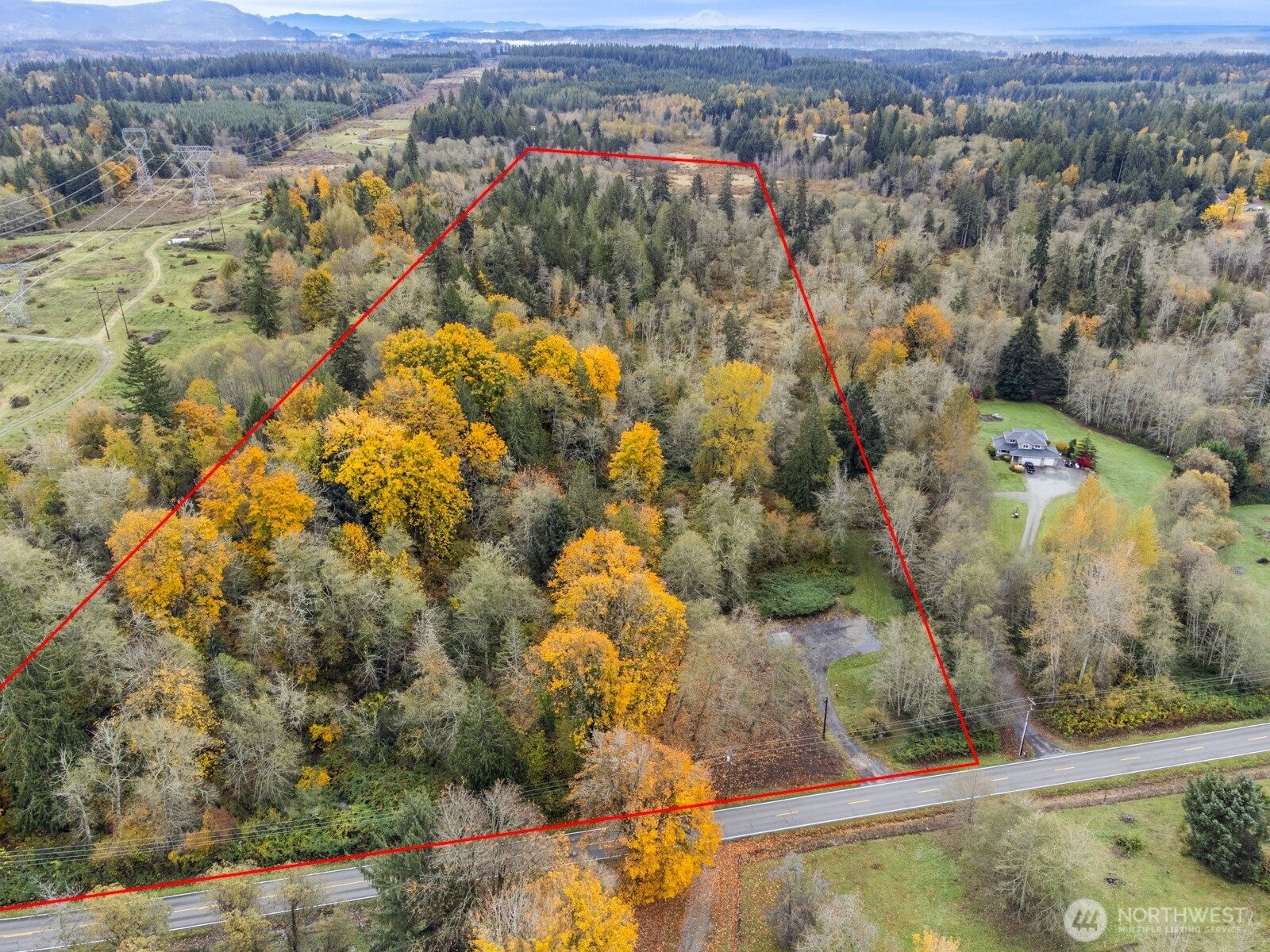 7714-7722 Grandview Road Arlington, WA 98223 - Photo 11 of 14 an aerial view of residential houses with outdoor space
