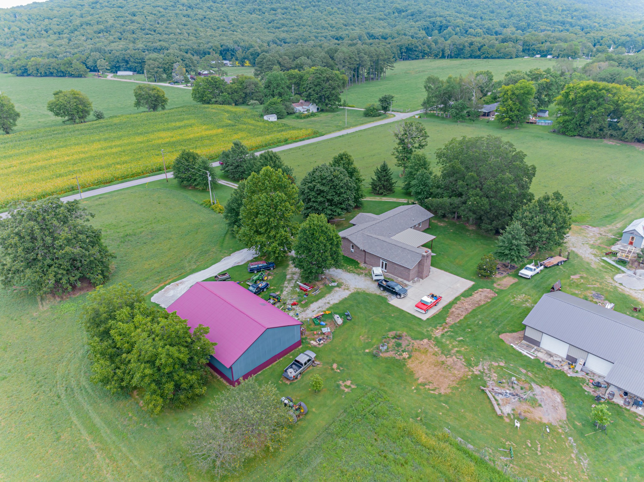 292 Laynes Cove Road Pelham, TN 37366 - Photo 2 of 43 an aerial view of a houses with outdoor space and street view