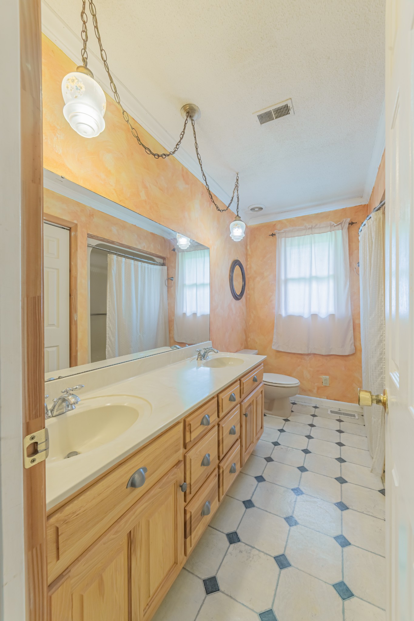 292 Laynes Cove Road Pelham, TN 37366 - Photo 28 of 43 a spacious bathroom with a granite countertop sink a mirror and a bathtub