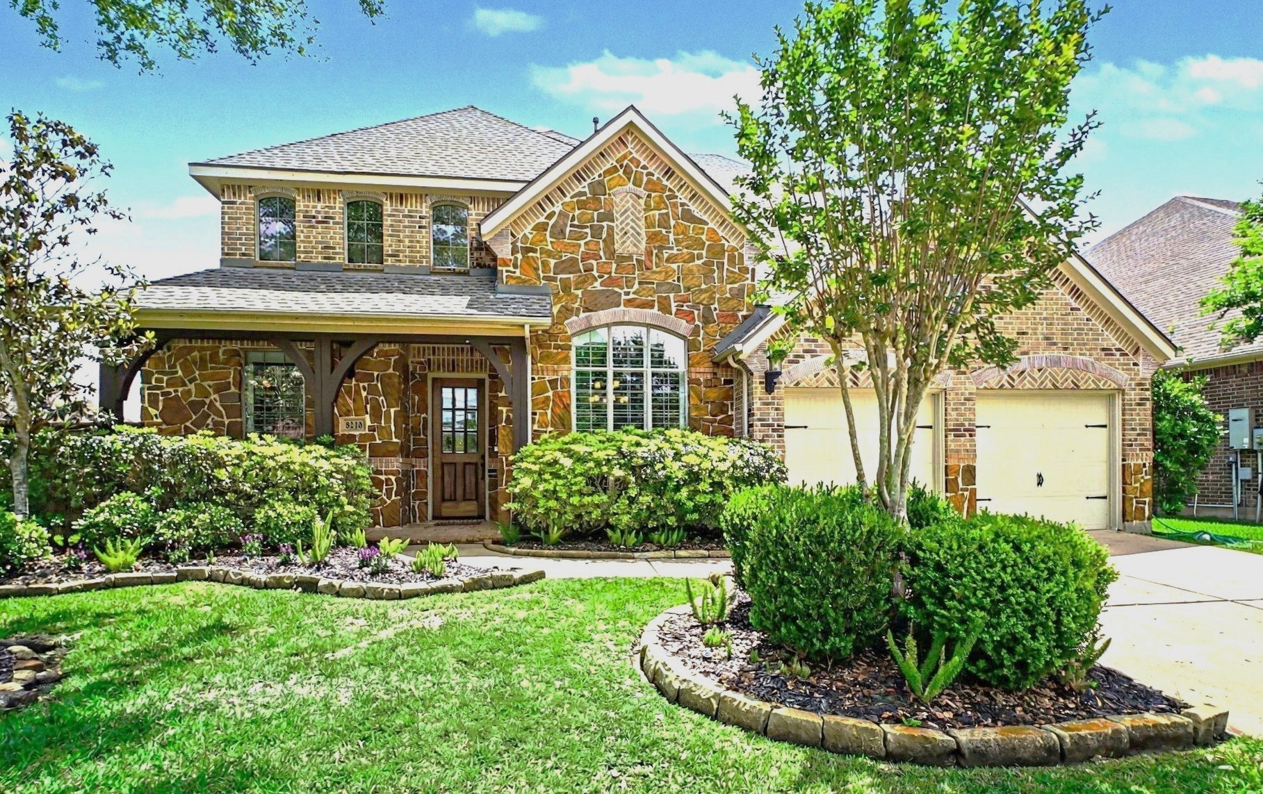 Front elevation of home
