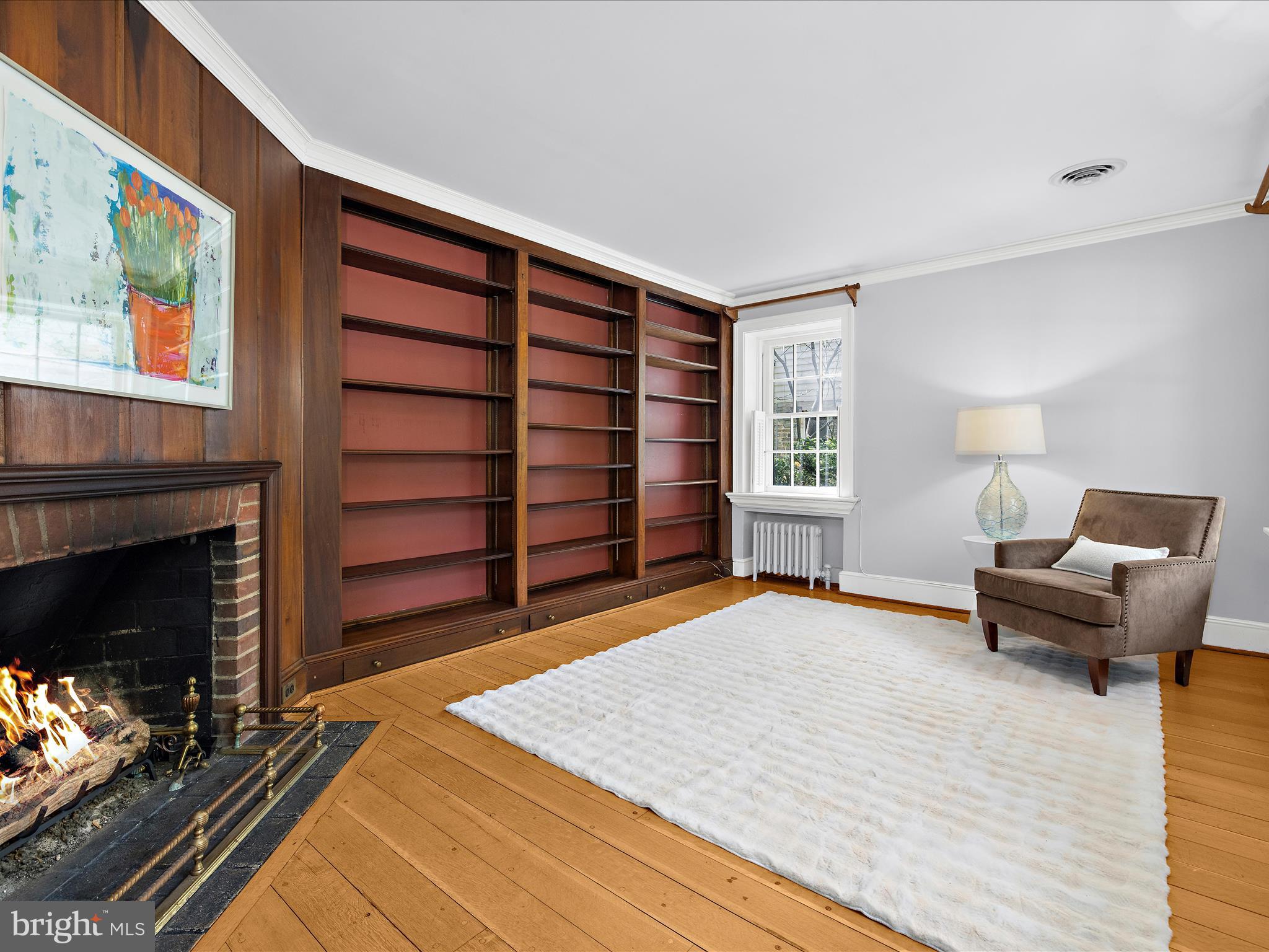 117 Taplow Road Baltimore, MD 21212 - Photo 21 of 57 a living room with furniture and a fireplace