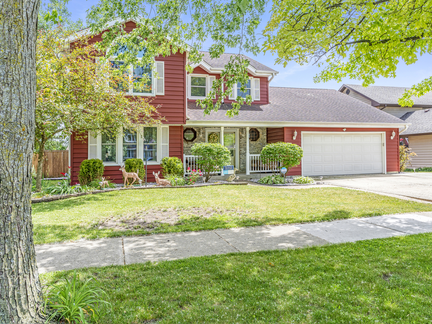 front view of house with a yard