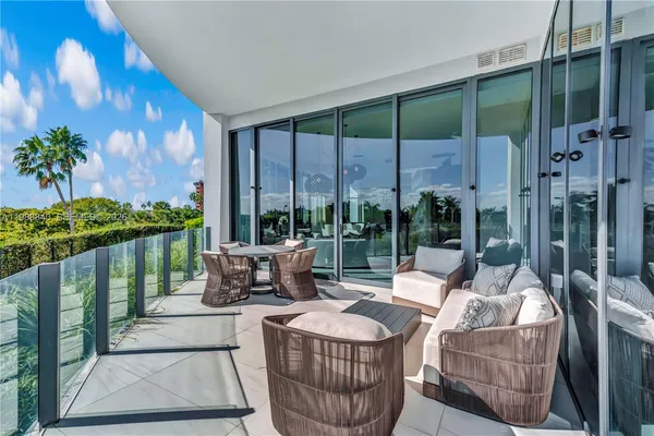 a view of a city with tall buildings