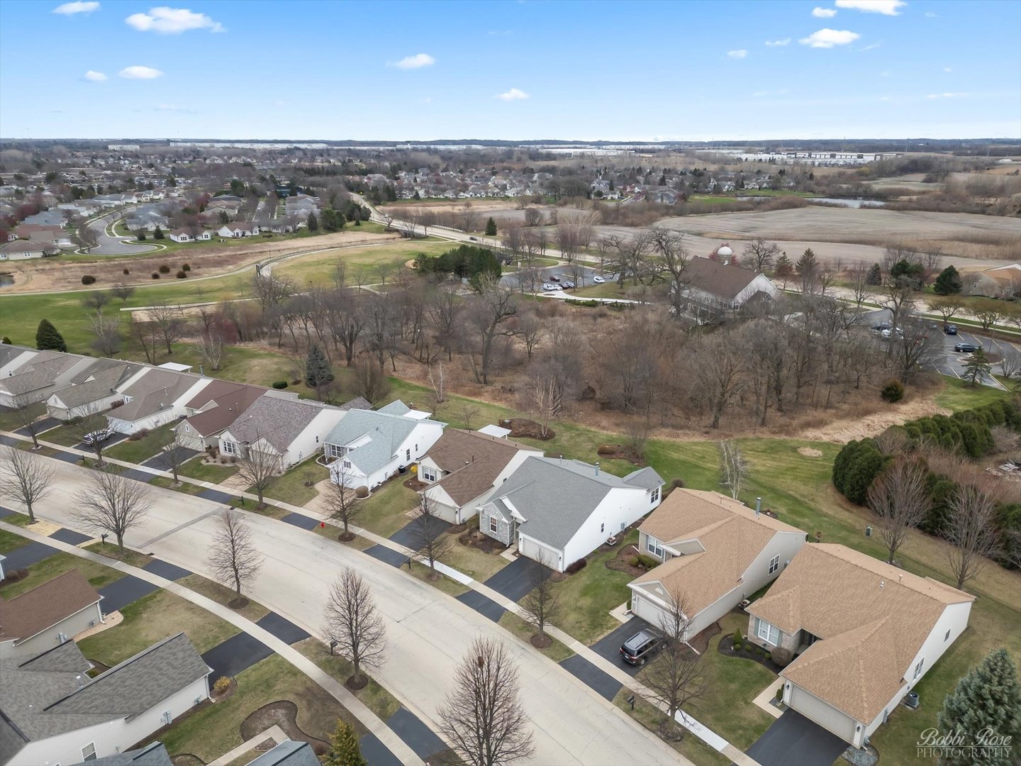 13431 Crestview Drive Huntley, IL 60142 - Photo 3 of 39 an aerial view of a house with a lake view