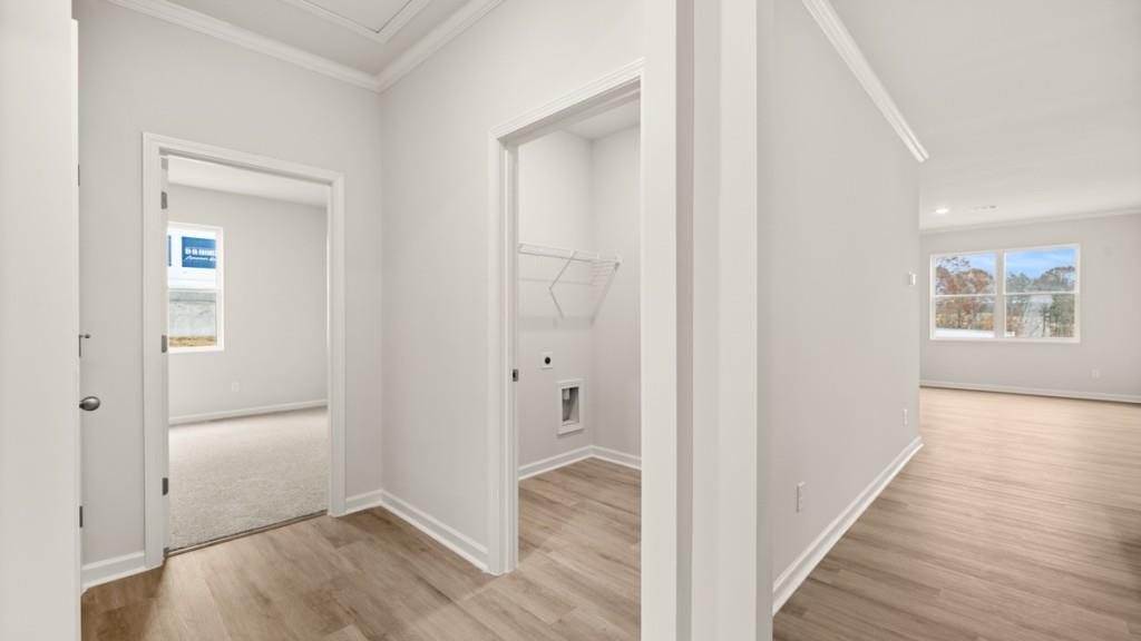 3875 Donetta Drive Atlanta, GA 30349 - Photo 5 of 30 wooden floor with white walls