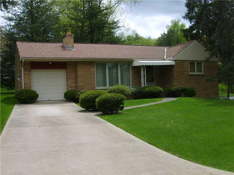 2051 Washington Road Upper St. Clair, PA 15241 - Photo 1 of 9 Exterior Front. All Brick Ranch With Great Curb Appeal