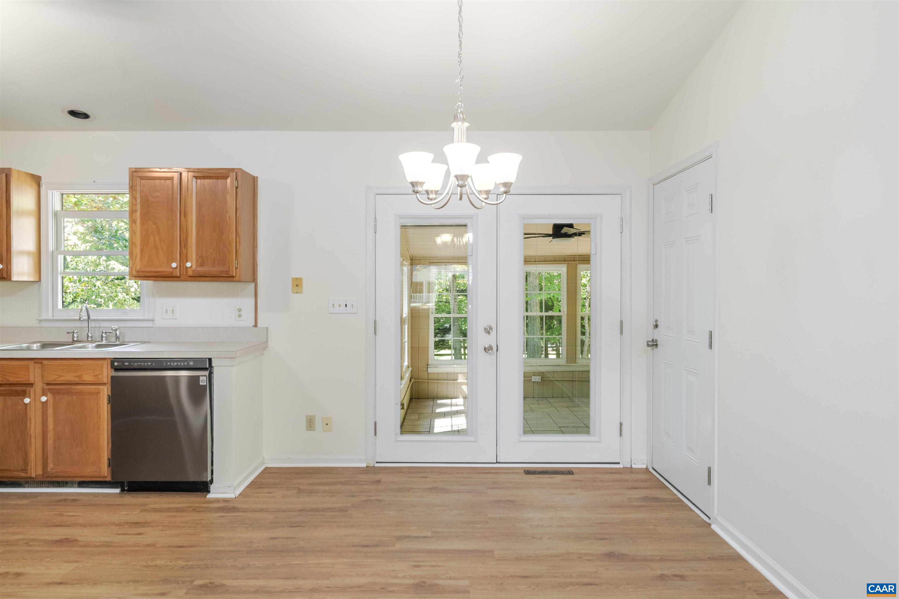 8 Hardwood Road Palmyra, VA 22963 - Photo 12 of 31 a view of a kitchen with a dishwasher cabinets and a large window