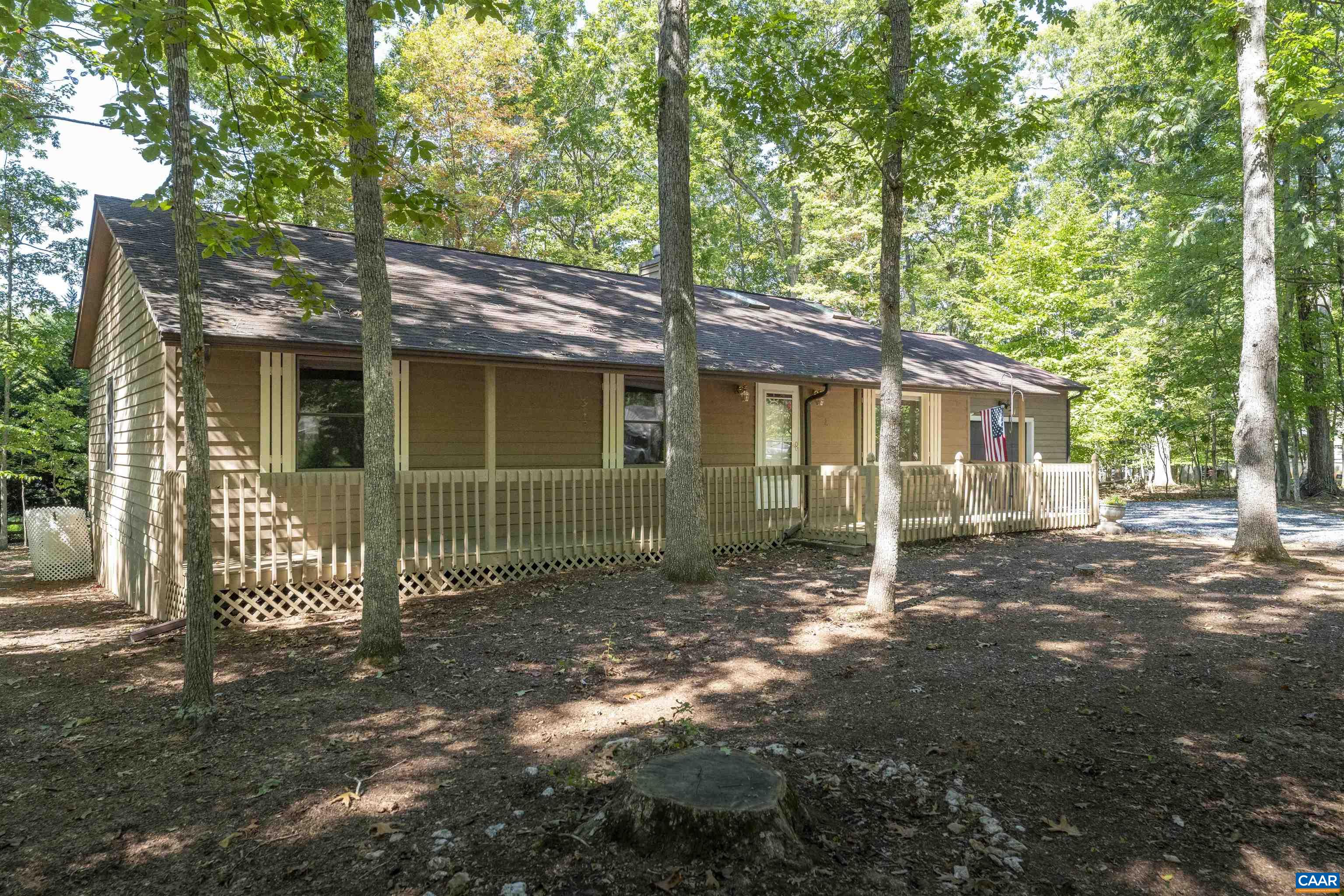 8 Hardwood Road Palmyra, VA 22963 - Photo 26 of 31 a view of a house with a yard