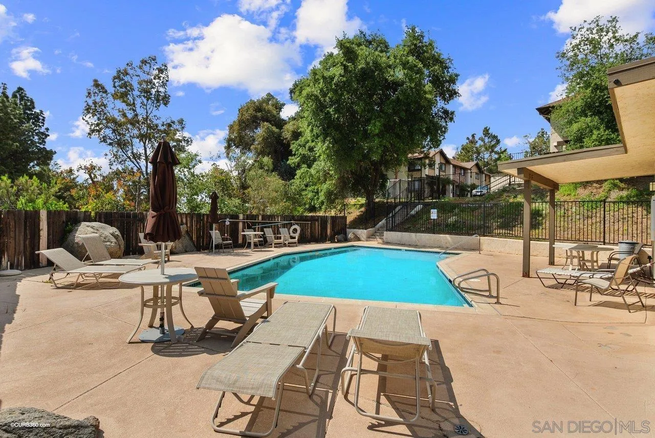 2648 Alpine Boulevard, Unit A Alpine, CA 91901 - Photo 29 of 30 a view of a swimming pool with a patio