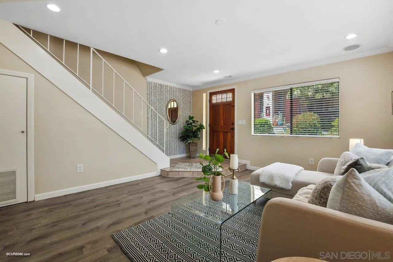 2648 Alpine Boulevard, Unit A Alpine, CA 91901 - Photo 7 of 30 a living room with furniture and wooden floor