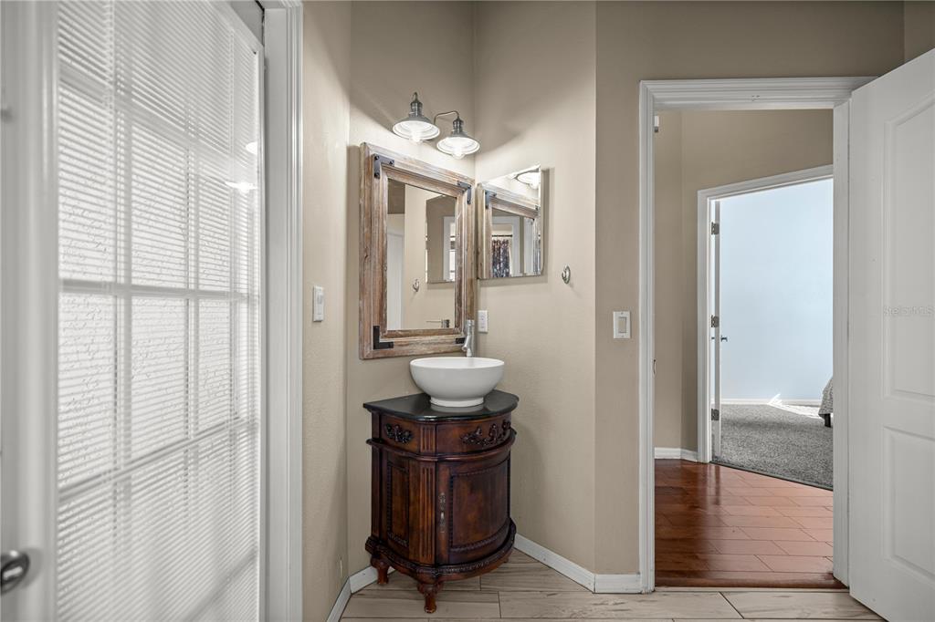 3030 South Bay Berry Point Inverness, FL 34450 - Photo 27 of 48 a view of a hallway with a livingroom and entryway