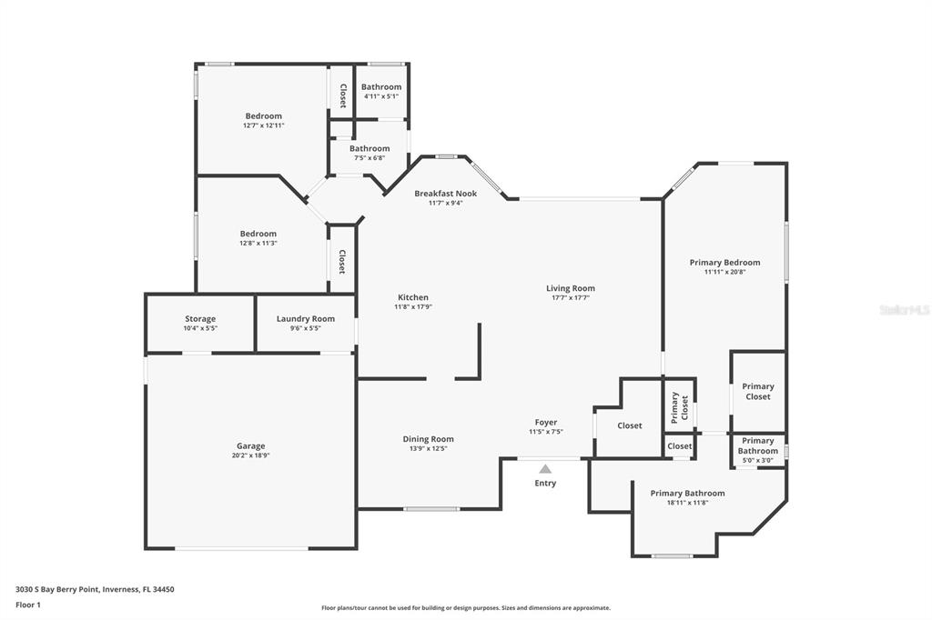 3030 South Bay Berry Point Inverness, FL 34450 - Photo 4 of 48 a picture of a bathroom with a sink