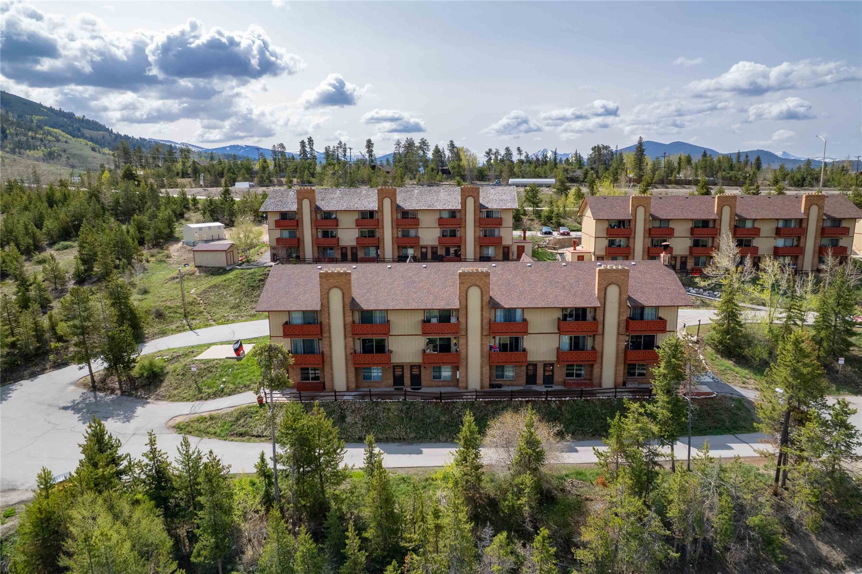 180 Evergreen Road, Unit 105 Dillon, CO 80435 - Photo 17 of 24 an aerial view of multiple house