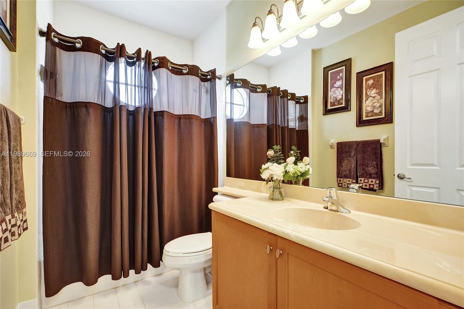 17713 Southwest 47th Street Miramar, FL 33029 - Photo 54 of 94 a bathroom with a sink vanity mirror and toilet