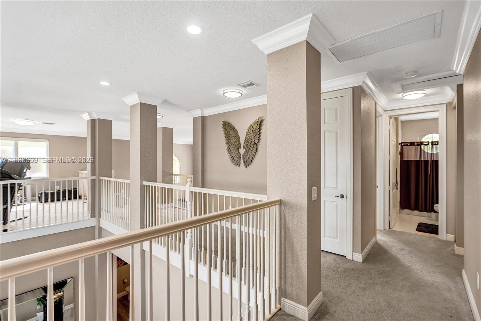 17713 Southwest 47th Street Miramar, FL 33029 - Photo 65 of 94 a view of a hallway with windows