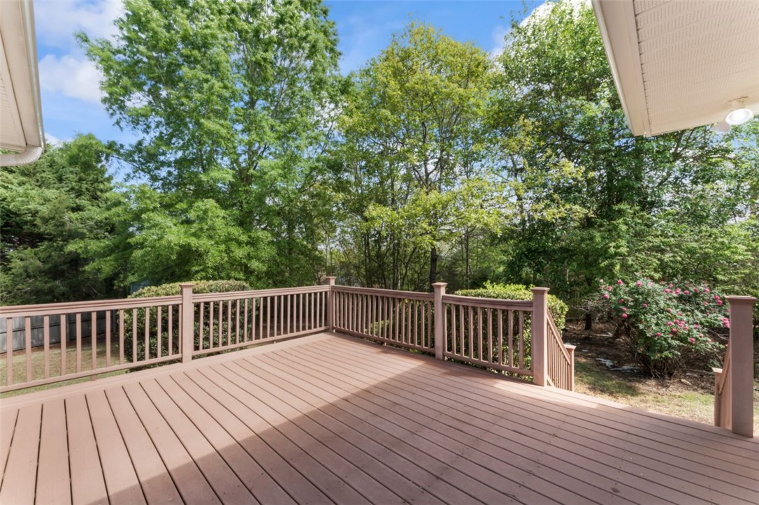 409 Arbor Way Seneca, SC 29672 - Photo 4 of 48 Spacious composite outdoor deck