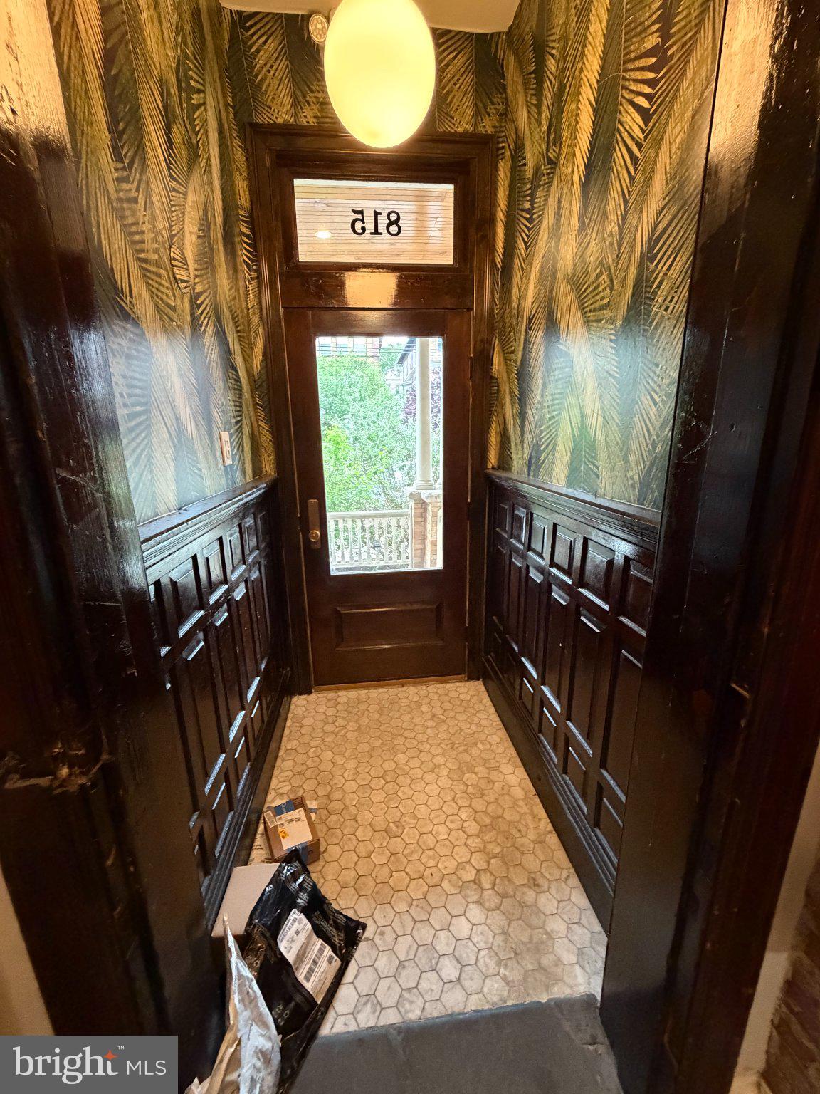 815 South 49th Street Philadelphia, PA 19143 - Photo 54 of 72 Charming entryway with vintage flair.