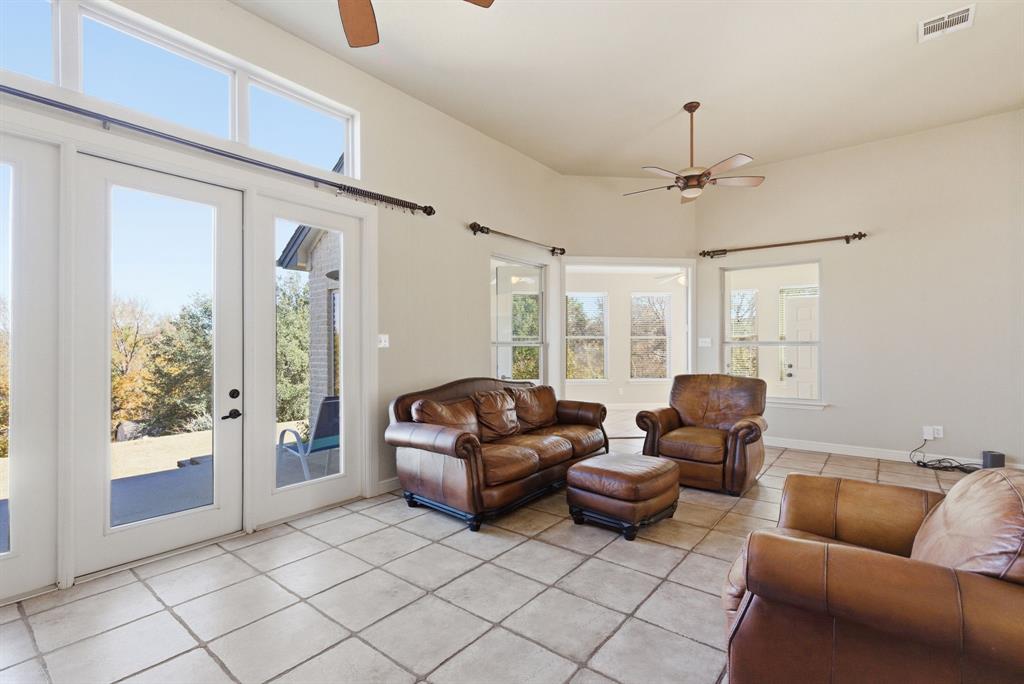 6525 Compass Way Bluff Dale, TX 76433 - Photo 13 of 40 a living room with furniture and a large window