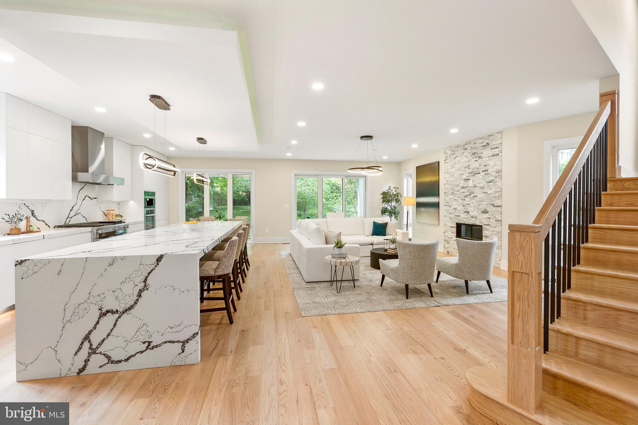 3706 Spring Street Chevy Chase, MD 20815 - Photo 13 of 63 Kitchen & Family Room
