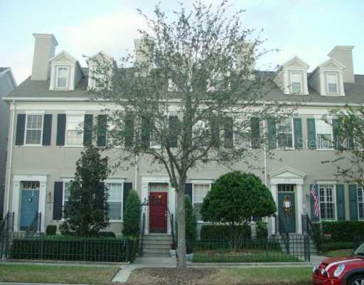 a front view of a building