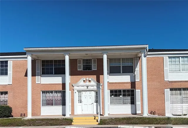 a view of a building with a window