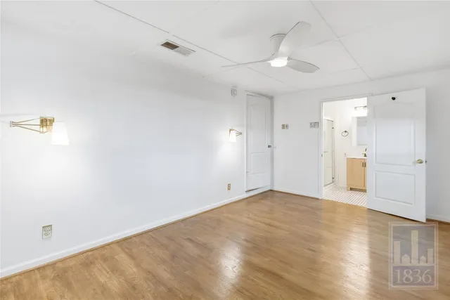 a view of an empty room