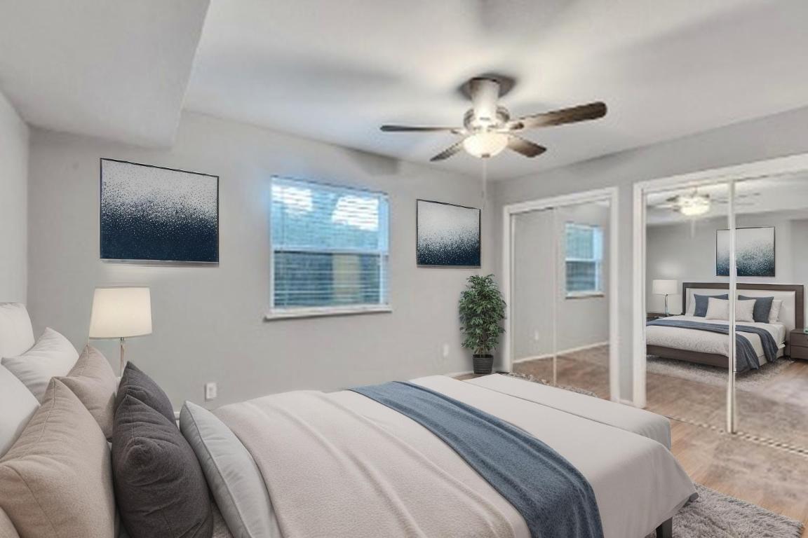 4721 Blueberry Trail, Unit A Austin, TX 78723 - Photo 3 of 23 Virtually Staged - Master Bedroom