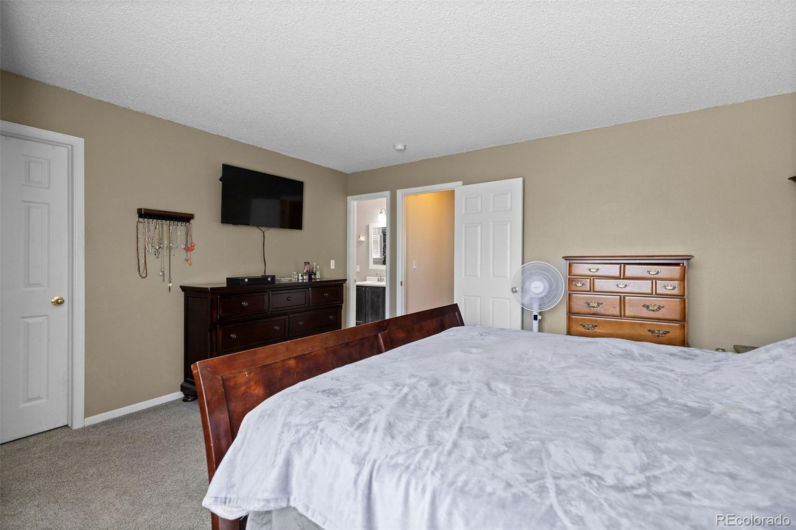 10565 Hyacinth Place Highlands Ranch, CO 80129 - Photo 19 of 33 a bed room with a bed and a television