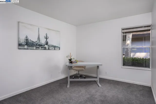 a view of a workspace with a window