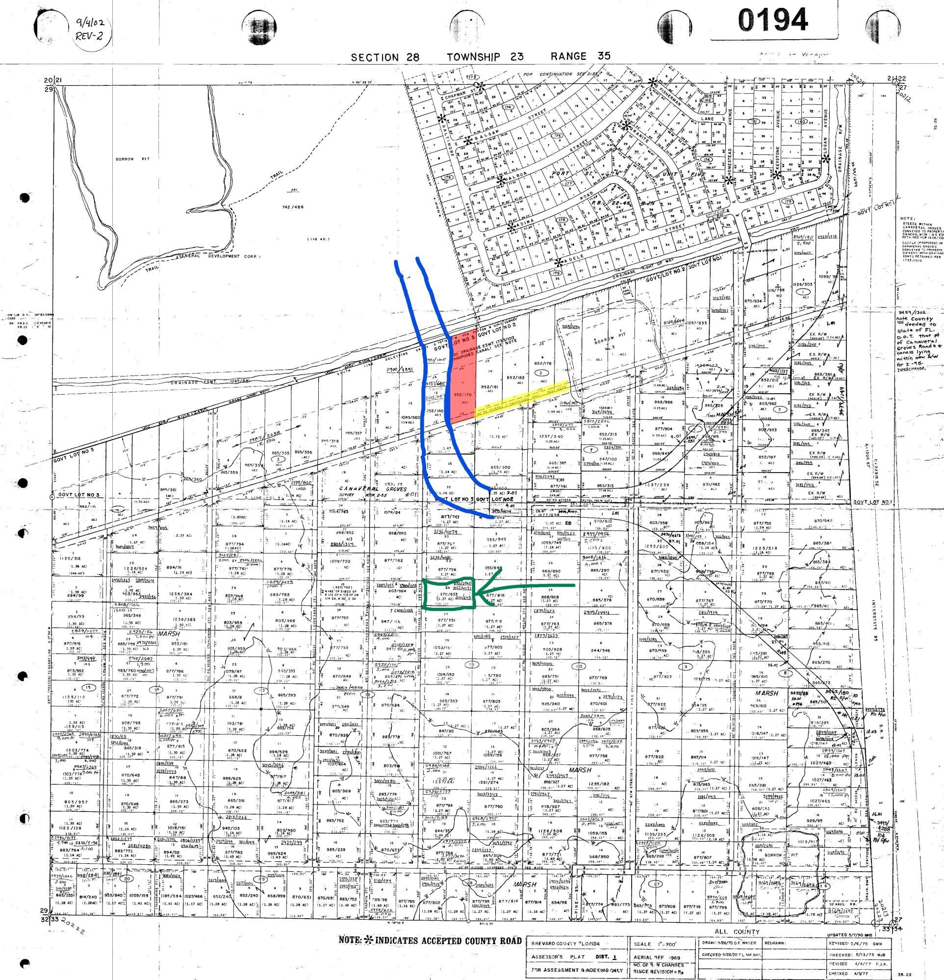 28 Block 11 Cocoa, FL 32927 - Photo 5 of 5 Plat Map Section 28 lot 28-page-001