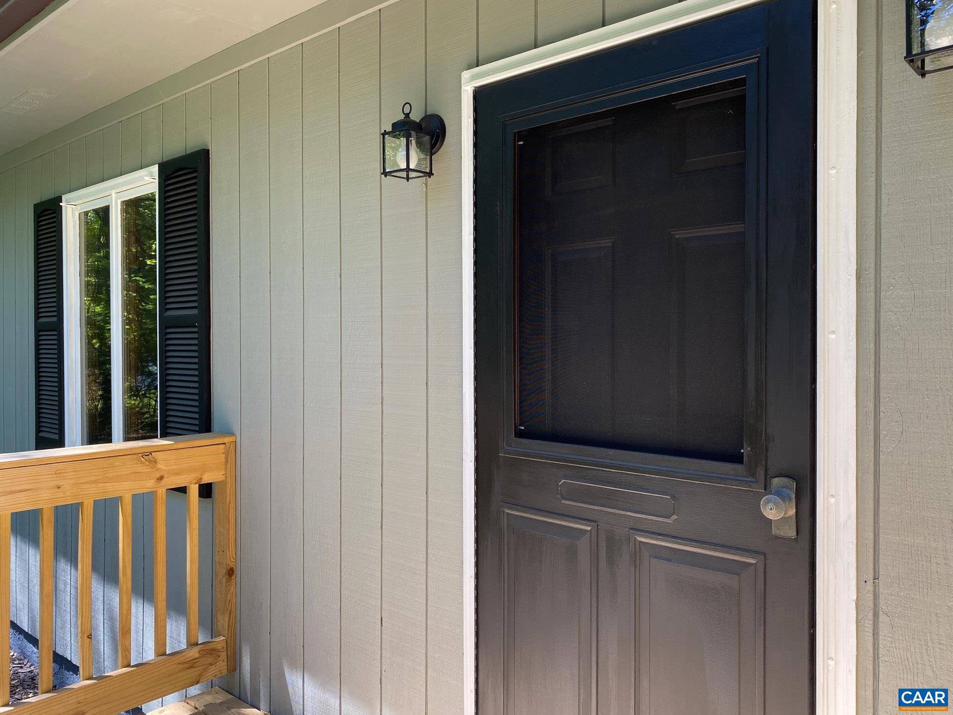 247 Goldenrod Road Ruckersville, VA 22968 - Photo 3 of 35 a view of a wooden door