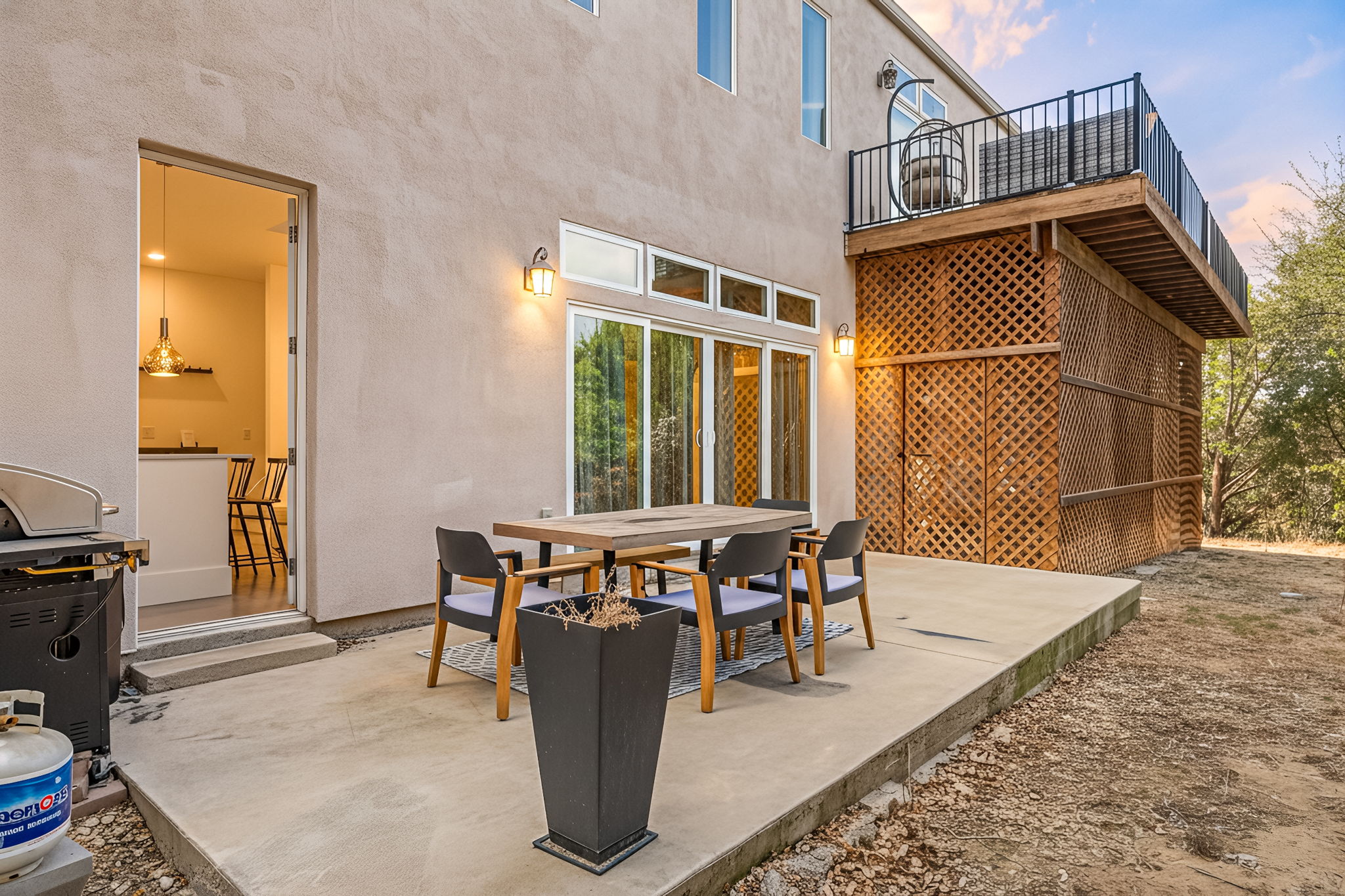 12808 Hughes Street Austin, TX 78732 - Photo 29 of 40 a view of balcony and patio