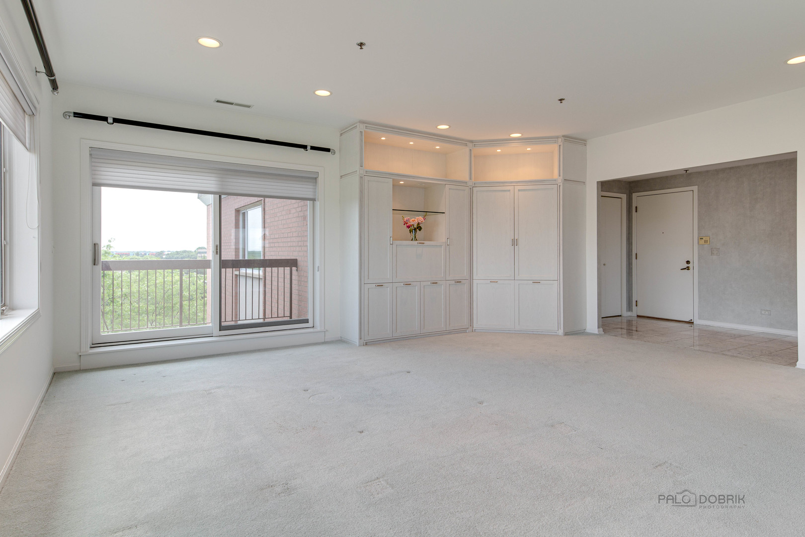 211 Rivershire Lane, Unit 602 Lincolnshire, IL 60069 - Photo 4 of 38 an empty room with windows and closet