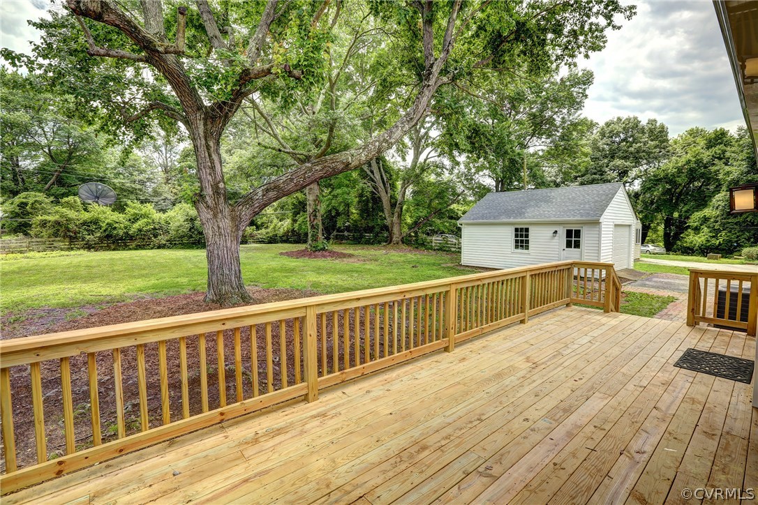 10125 Merrimac Road Richmond, VA 23235 - Photo 3 of 25 a view of a house with backyard and deck
