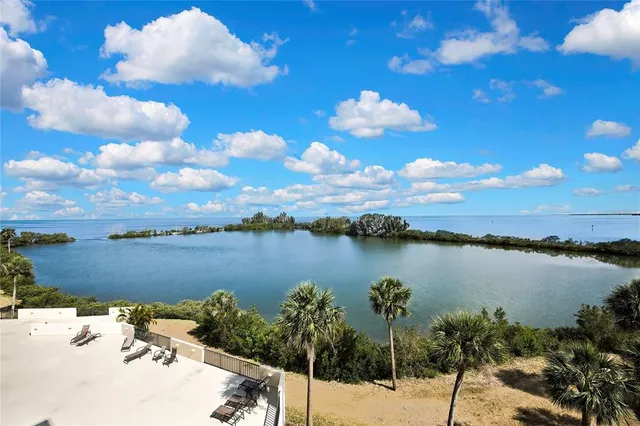 a view of a lake and mountain view