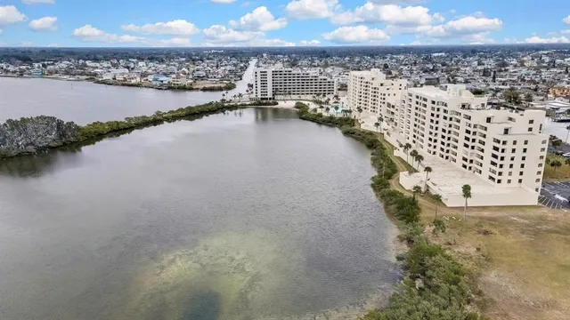 a view of a lake from a balcony