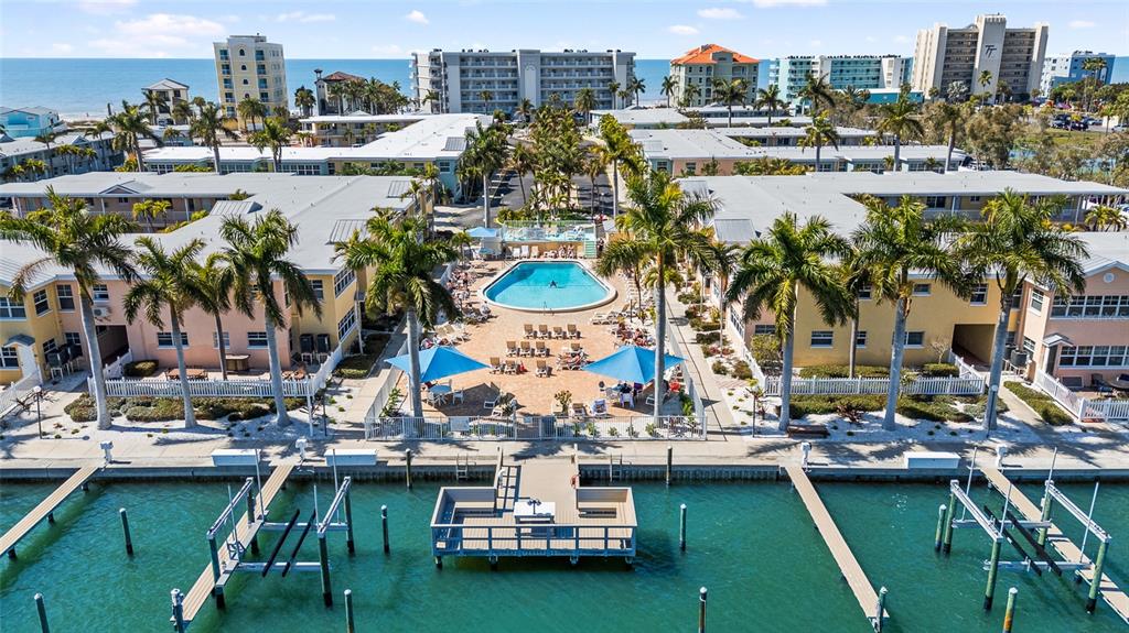 19417 Gulf Boulevard, Unit C109 Indian Rocks Beach, FL 33785 - Photo 33 of 48 a view of a lake with outdoor space
