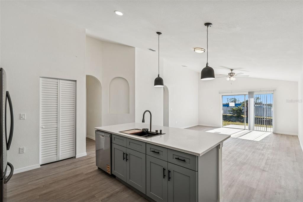 119 Winchester Lane Haines City, FL 33844 - Photo 10 of 24 a kitchen with a sink and a window