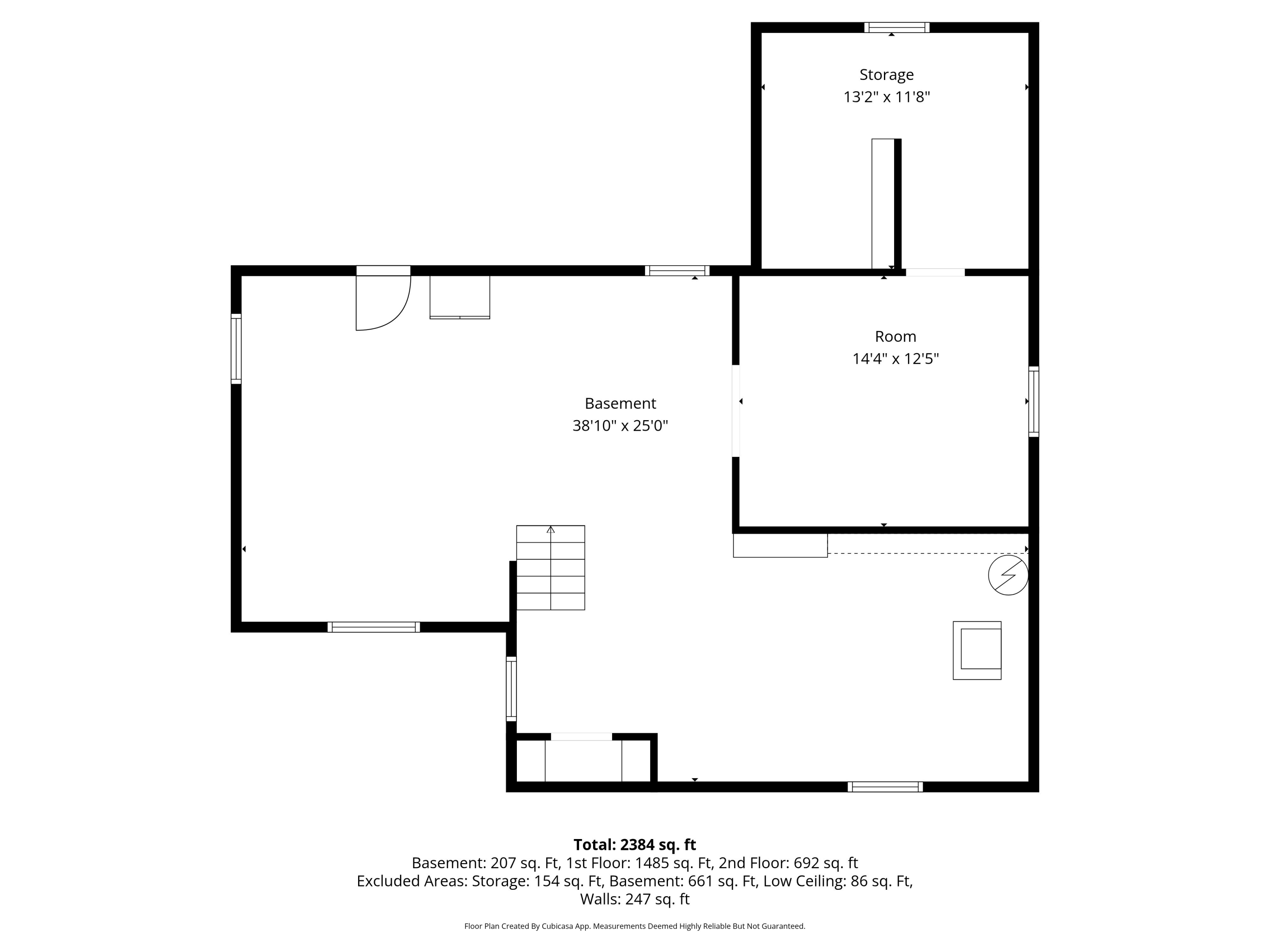 418 Bridge Street Westbrook, ME 04092 - Photo 55 of 57 Basement Floor Plan
