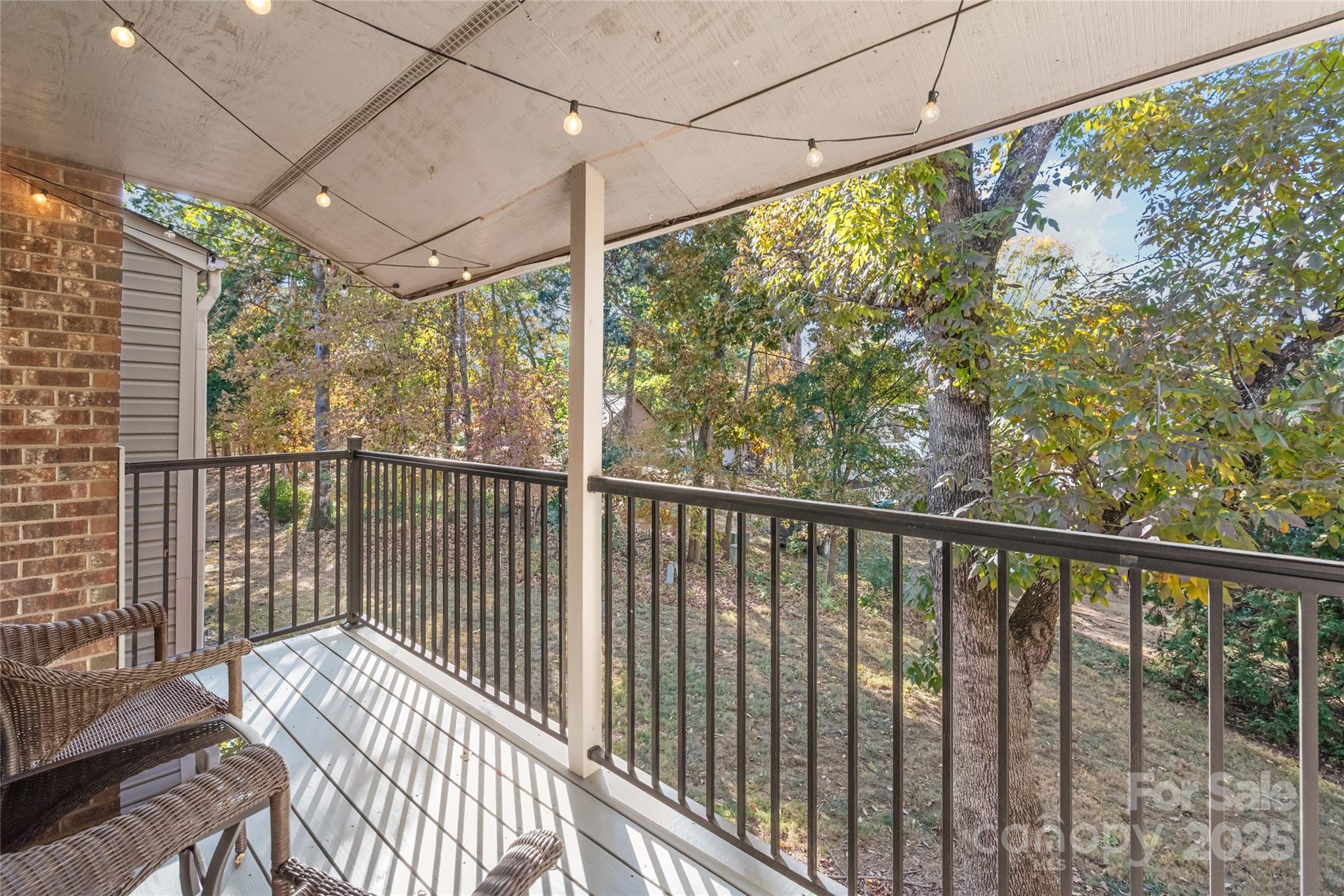 11058 Cedar View Rd. Charlotte, NC 28226 - Photo 23 of 28 a view of a balcony with wooden floor