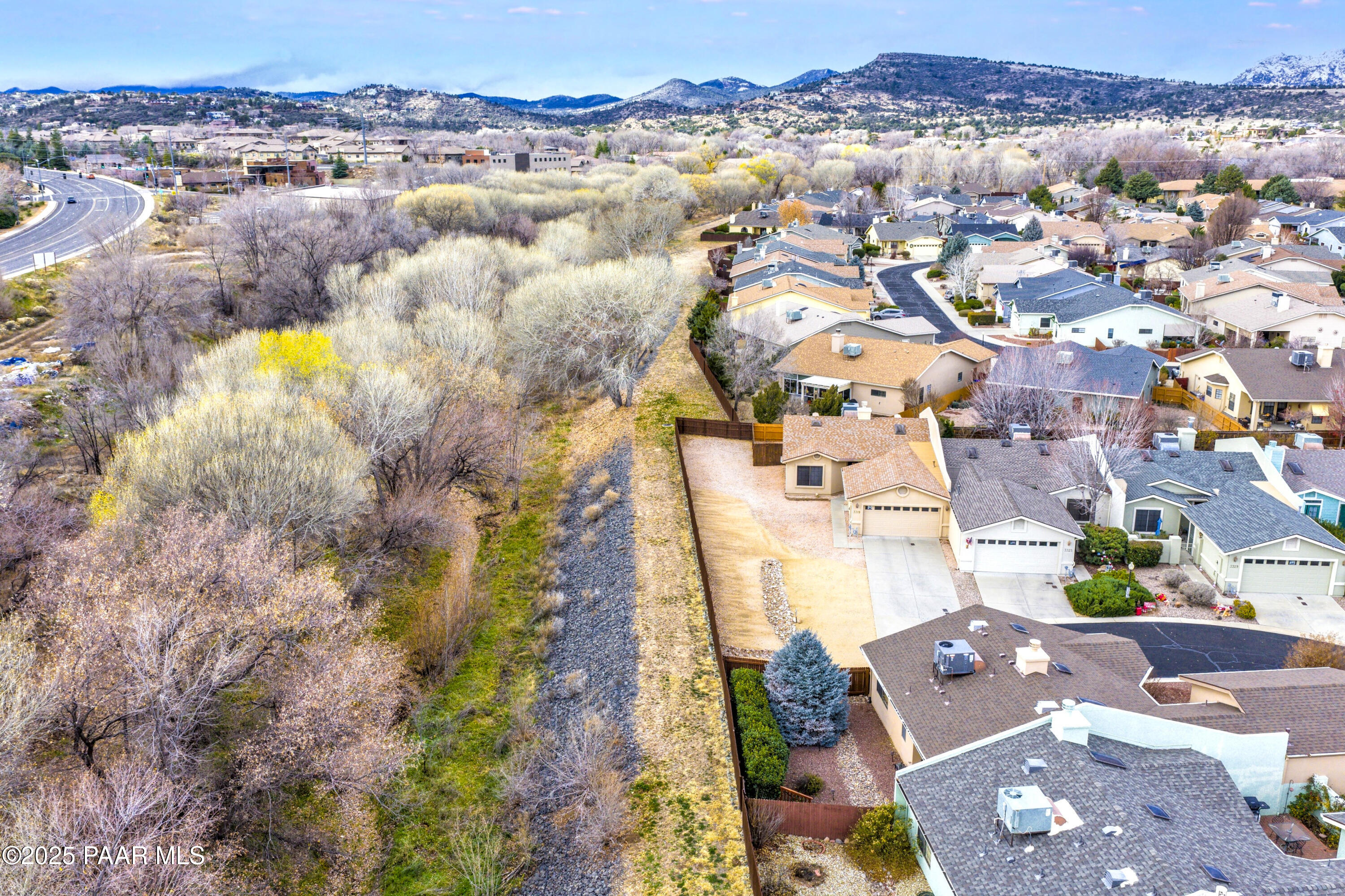 3315 Iris Lane Prescott, AZ 86305 - Photo 19 of 26 an aerial view of residential houses with outdoor space